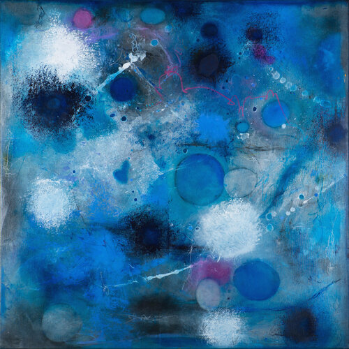 Cosmic drops III di Claudia Bläsi, Pittura in vendita su Singulart