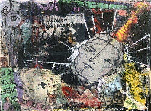 no.9 (Marks on the road) di Claudia Bläsi, Pittura in vendita su Singulart