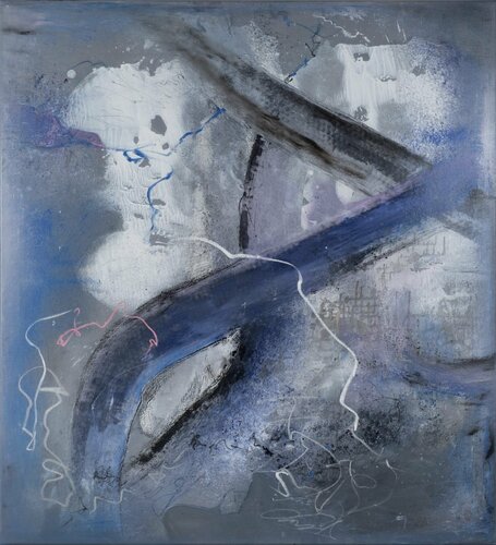 Melancholy in pastel II von Claudia Bläsi, Malerei kaufen auf Singulart