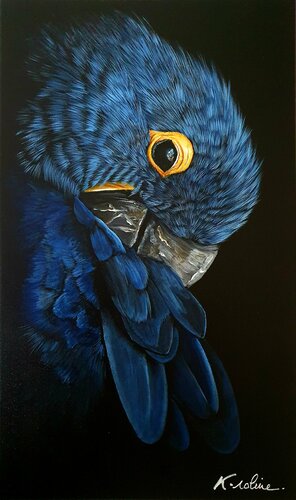 Blue Color von K-roline, Malerei kaufen auf Singulart
