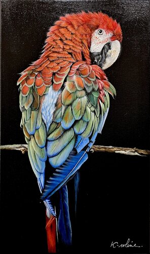 J'vois la Vie en couleurs van K-roline, Schilderij te koop op Singulart