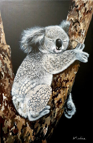 Fais de jolis rêves by K-roline, 회화 for Sale on Singulart