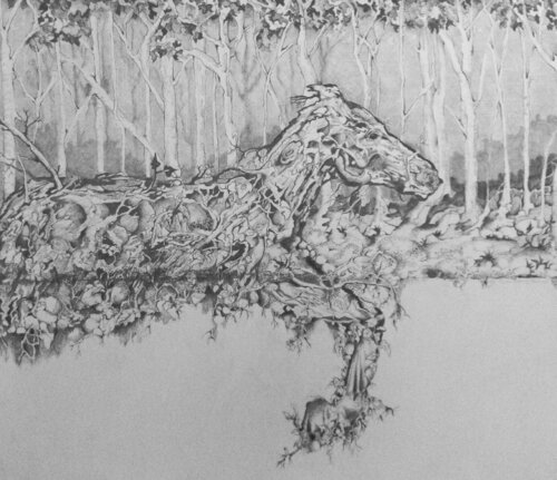 Emerging From the Forest von Linnea Pergola, Zeichnungen kaufen auf Singulart