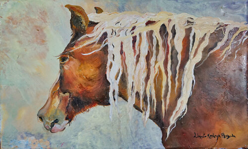 Farrah par Linnea Pergola, Peinture en vente sur Singulart