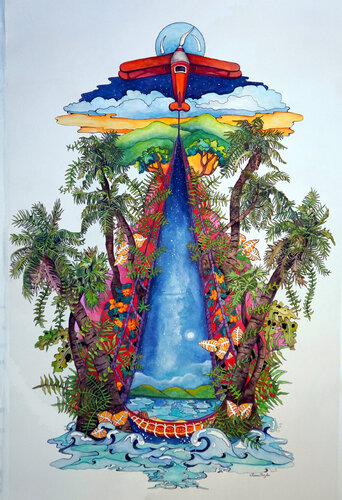 The Runway van Linnea Pergola, Schilderij te koop op Singulart