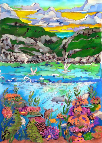 Rugged Coast par Linnea Pergola, Peinture en vente sur Singulart