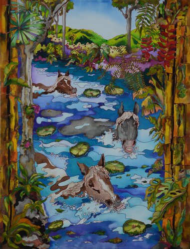 Swimming Down the River von Linnea Pergola, Andere Medien kaufen auf Singulart