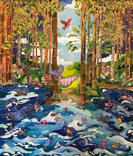 The Girl and The Sea by Linnea Pergola, 기타 매체 for Sale on Singulart