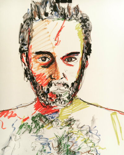 autoportrait 1 by Frédéric Weisz, Work on Paper for Sale on Singulart