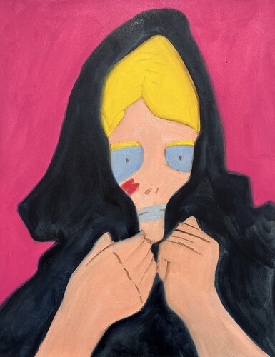 Black riding hood di Sofia Efremenko, Pittura in vendita su Singulart