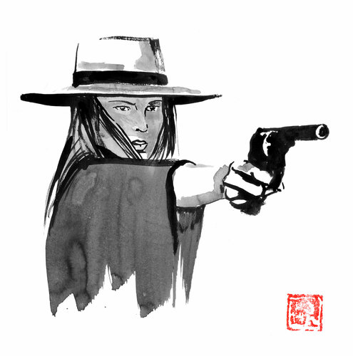 hannie caulder by Pechane Sumie, Drawing for Sale on Singulart