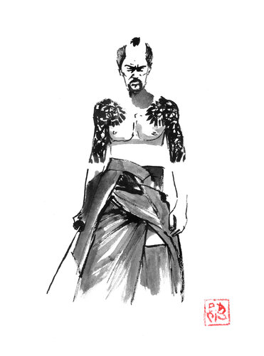 yakuza by Pechane Sumie, Drawing for Sale on Singulart