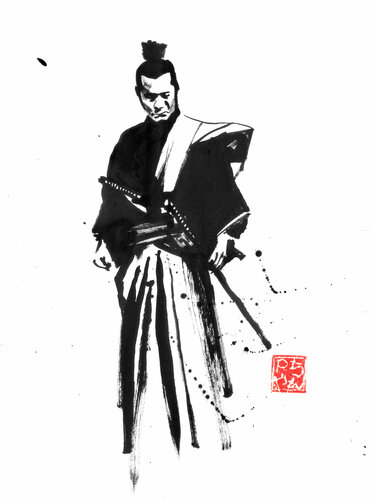 Soleil rouge by Pechane Sumie, Drawing for Sale on Singulart