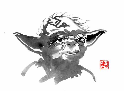 yoda by Pechane Sumie, Drawing for Sale on Singulart