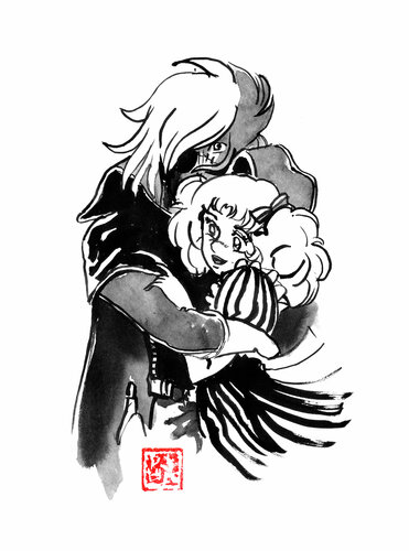 albator et candy by Pechane Sumie, Drawing for Sale on Singulart