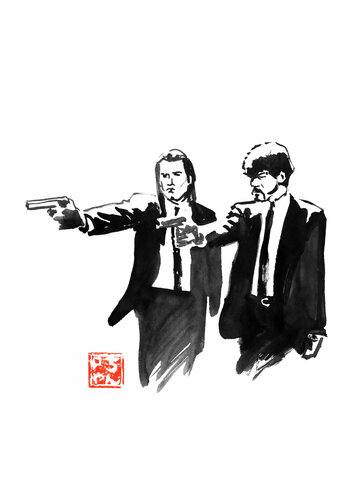 pulp fiction by Pechane Sumie, Drawing for Sale on Singulart