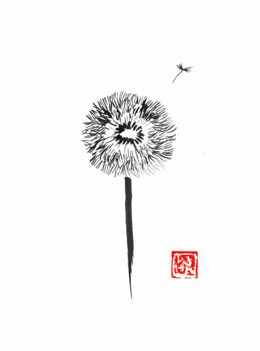 pissenlit by Pechane Sumie, Drawing for Sale on Singulart