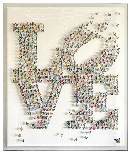 LOVE You – Unique Wall Sculpture di Gardani, Scultura in vendita su Singulart