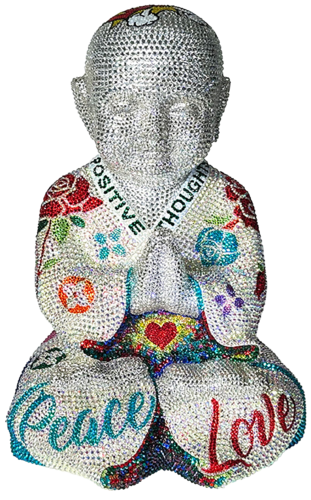 Positive thoughts – Original Swarovski Sculpture van Gardani, Beeldhouwwerk te koop op Singulart