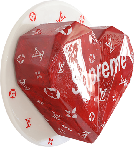 Supreme-Love – Original 3D Sculpture van Gardani, Beeldhouwwerk te koop op Singulart