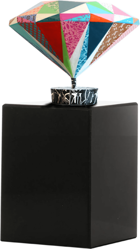 You are my Diamond – Original Unique base 3D Sculpture di Gardani, Scultura in vendita su Singulart