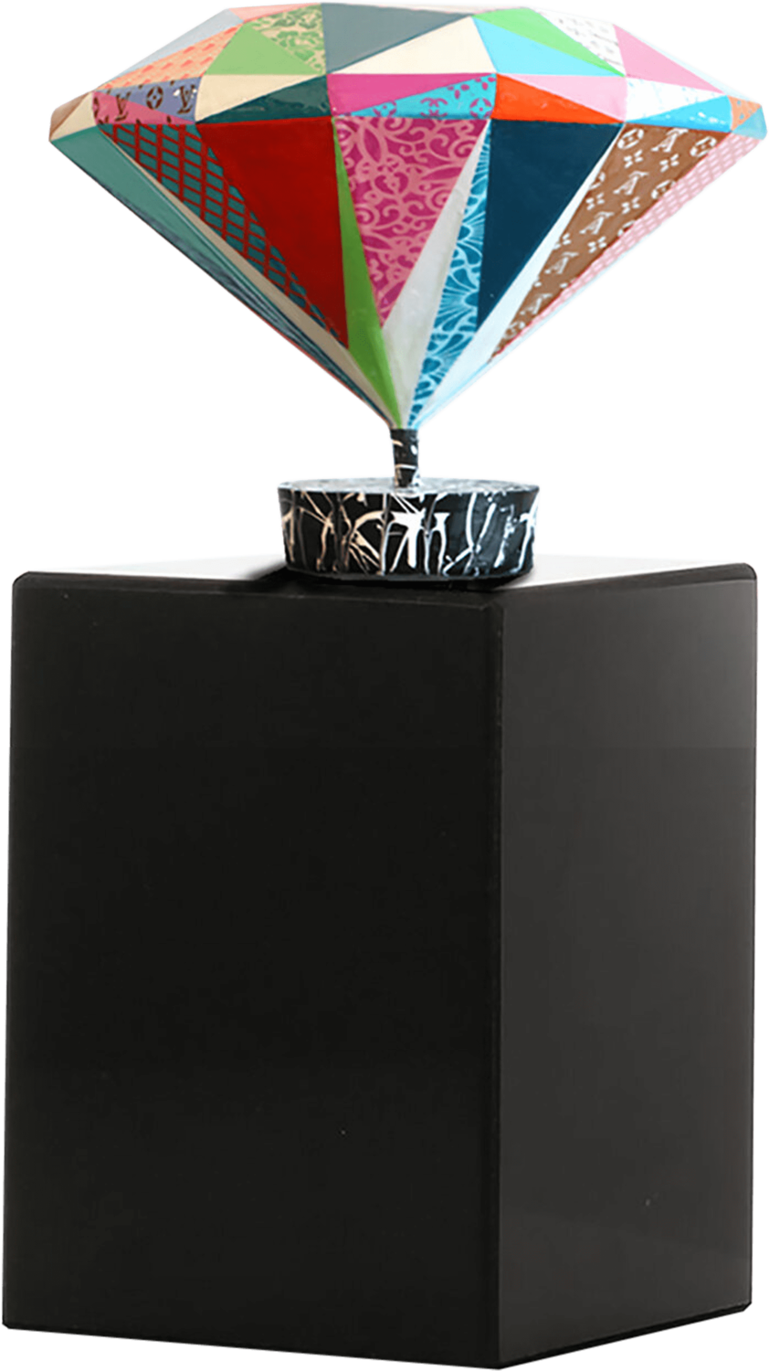 You are my Diamond – Original Unique base 3D Sculpture Gardani