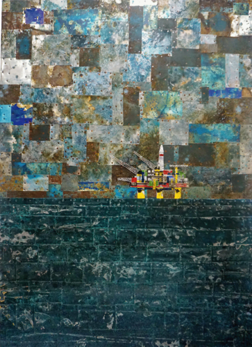 OFFSHORE PLATFORM N°3 by Lele De bonis, Sculpture for Sale on Singulart