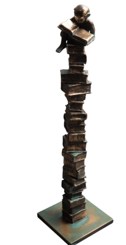 "Bookworm XI" par Yuriy Kraft, Sculpture en vente sur Singulart