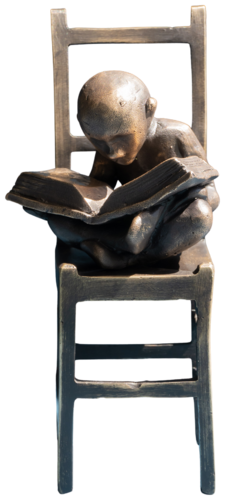 "The Little Reader" par Yuriy Kraft, Sculpture en vente sur Singulart