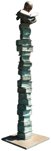 ***Bookworm XIII*** par Yuriy Kraft, Sculpture en vente sur Singulart