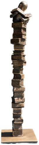 ***Bookworm XIV*** par Yuriy Kraft, Sculpture en vente sur Singulart