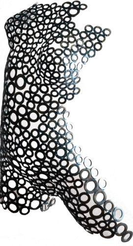 Steel Chrochet V von Yuriy Kraft, Skulptur kaufen auf Singulart