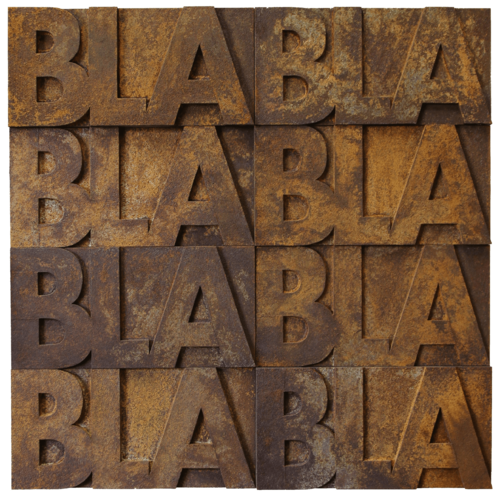 BLABLA oxide  Corten by Francesco Alpigiano, Sculpture for Sale on Singulart