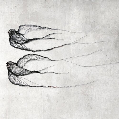 Metal spatial installation - Peace Doves Maja Gajewska