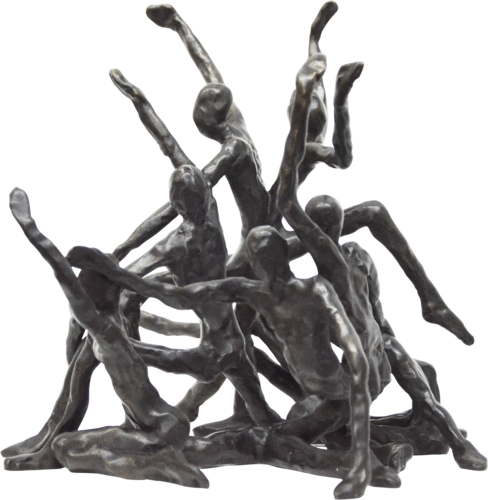 Figurengruppe III - sold 1 piece from 10/ next available nr 2/10 von Ilona Ottenbreit, Skulptur kaufen auf Singulart