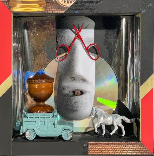 g1 - Knight On Errand von Aleks Rosenberg, Skulptur kaufen auf Singulart