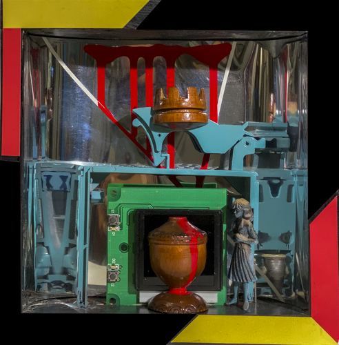 a1 - It Emerged Bloodied From The Fireplace von Aleks Rosenberg, Skulptur kaufen auf Singulart