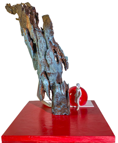 S-03 RED DOME di Aleks Rosenberg, Scultura in vendita su Singulart