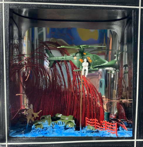 AS WATER RISES - 02 - bogged down by Aleks Rosenberg, Sculpture for Sale on Singulart