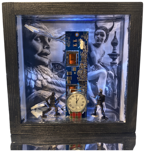 UTC +13 IF WE ONLY MET AT A DIFFERENT TIME von Aleks Rosenberg, Skulptur kaufen auf Singulart