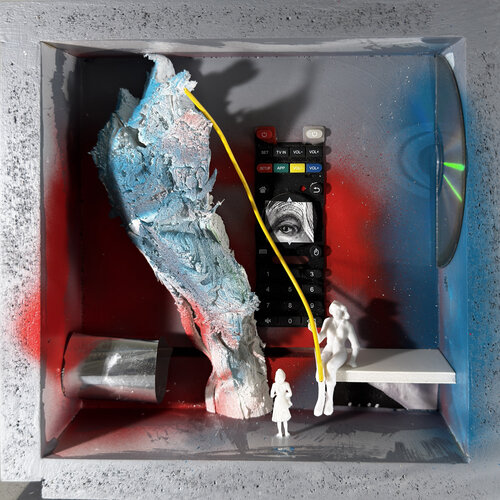 REMOTE 6 - Setup van Aleks Rosenberg, Beeldhouwwerk te koop op Singulart