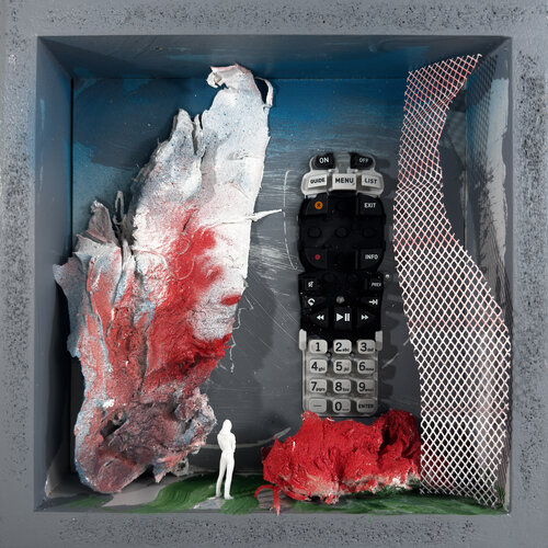 REMOTE 9 - Menu van Aleks Rosenberg, Beeldhouwwerk te koop op Singulart