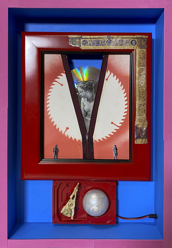 325 - DIANA UNZIPPED de Aleks Rosenberg, Escultura a la venta en Singulart