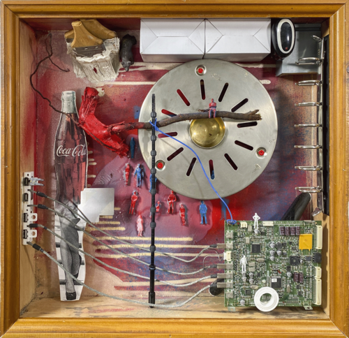 376 - THE CLOCK KEEPS TICKING di Aleks Rosenberg, Scultura in vendita su Singulart