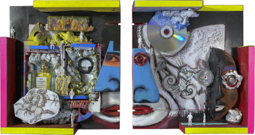 385 - OLFACTION - DIPTYCH by Aleks Rosenberg, Sculpture for Sale on Singulart