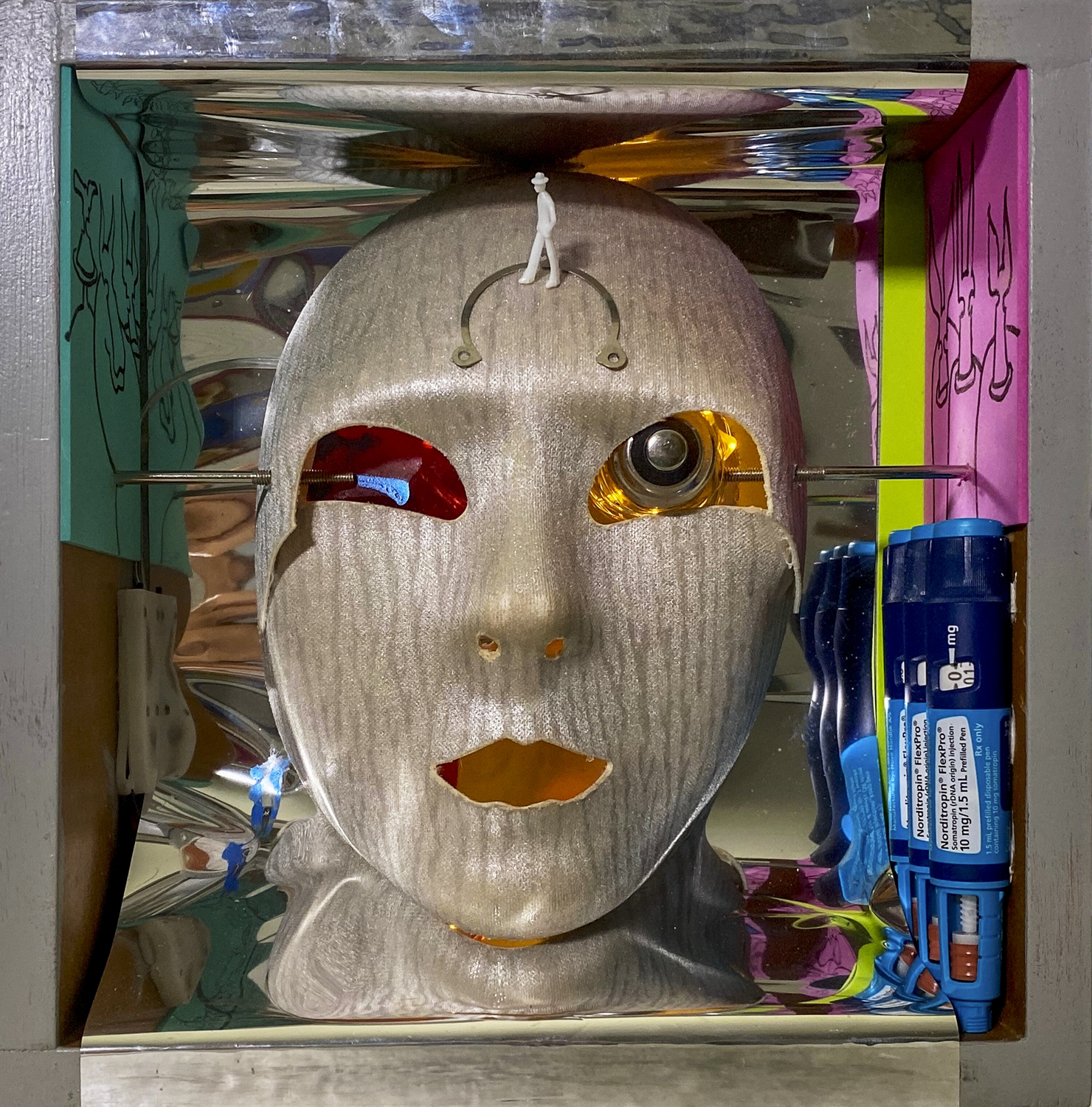 267 - HEADACHE Aleks Rosenberg Sculpture à vendre