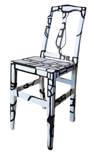 Dubuffet s'invite à la maison par Emily Starck, Sculpture en vente sur Singulart