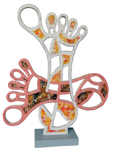 Les deux pieds. di Jean-Pierre Borderie, Scultura in vendita su Singulart