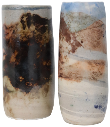 Two Saggar vessels by Koen Lybaert, Sculpture for Sale on Singulart