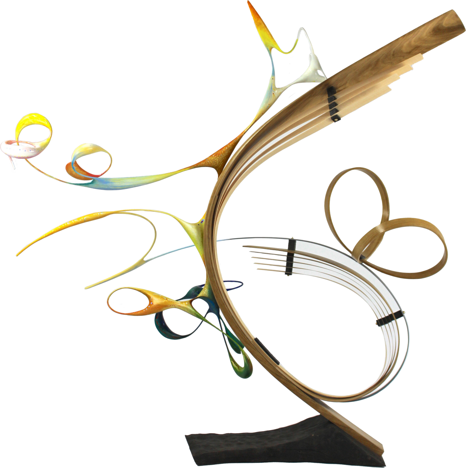 Freedom Oil Painting in Sculpture by Mark Purllant (2023) Sculpture